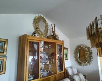 Vintage Syroco Sunburst Mirror