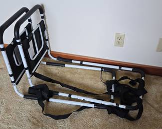 Adjustable Bed Rail with Storage Pouch
