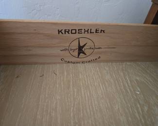 Kroehler "Custom Crafted" Mid-Century Modern Long Nine Drawer Dresser