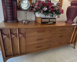 Mid-Century Modern Walnut Dresser
