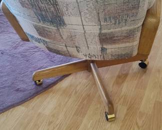 Chromcraft Douglas Furniture Swivel Office Chair