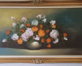 Floral Still Life Oil Painting by Orlando