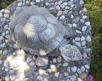 Stone Turtle Garden Statue