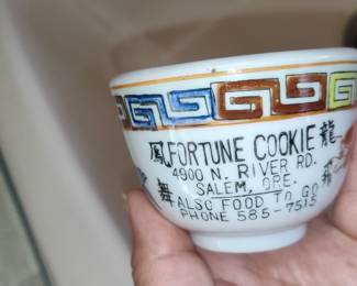 Fortune Cookie Restaurant Commemorative Bowl