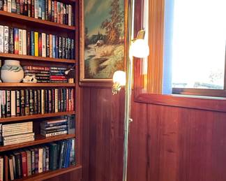 Vintage Brass Torchiere Floor Lamp with Accent Light by Stiffel