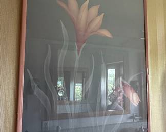 Framed Floral Art Print