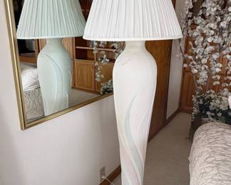 1980s Postmodern Ceramic Floor Lamp