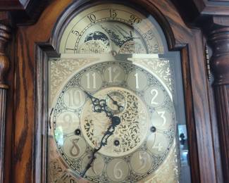 Sligh Grandfather Clock Model 0937-1-AB with Celestial Dial