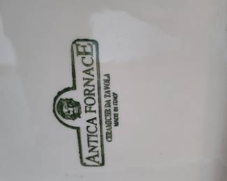 Antica Fornace "Grape Cluster" Ceramic Serving Platter