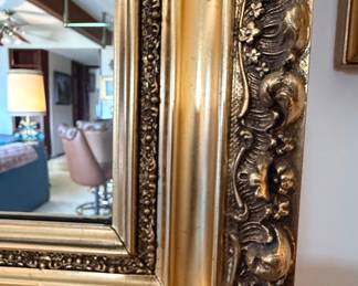 Ornate Gilt Wood Frame Mirror