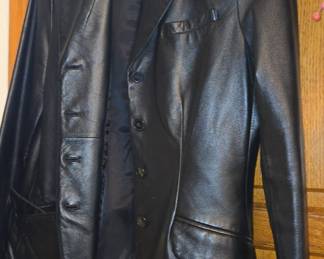 Jones New York Collection Leather Blazer