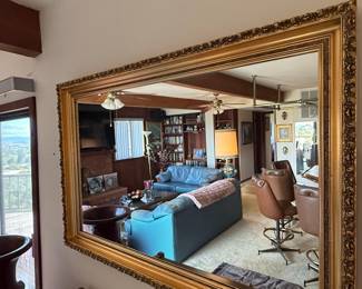Ornate Gilt Wood Frame Mirror
