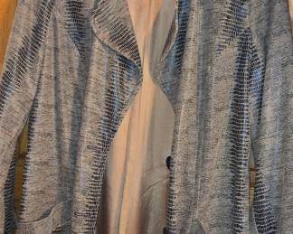 Collection by Connie Snake Print Trench Coat