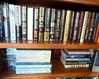 Collection of Thriller and Mystery Novels by James Patterson, Dean Koontz, and Mary Higgins Clark
