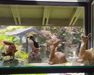 Ceramic Animal Figurines (Squirrel, Puffin, Llama/Alpaca)