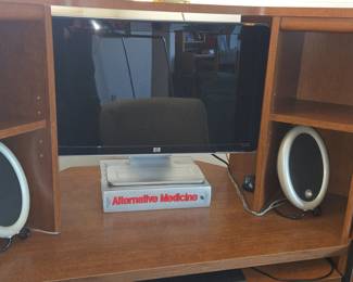 Mid-Century Modern Style Media Console with Integrated Shelving