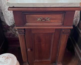 Marble Top Night Stand