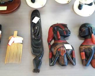 African carvings from around the 1940s to 1950s