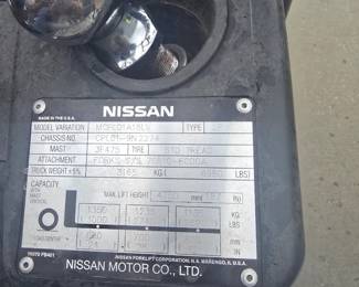 Nissan 35 Forklift