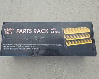 Heavy duty parts rack