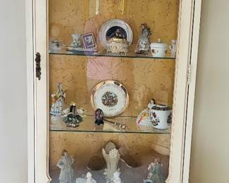 French Provincial Curio Cabinet
