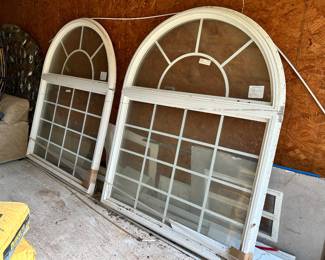 Pair of Custom Arched Windows