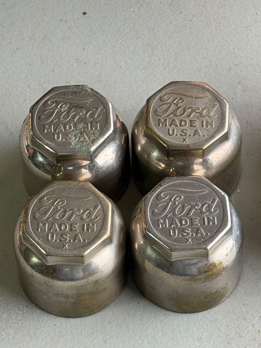 After market Model T hubcaps