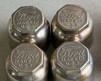 After market Model T hubcaps