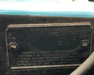 1969 Chevy Camaro Miles 79174