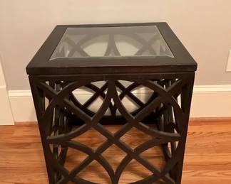 Uttermost Lattice End Table