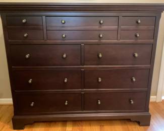 9Drawer Merlot Dresser