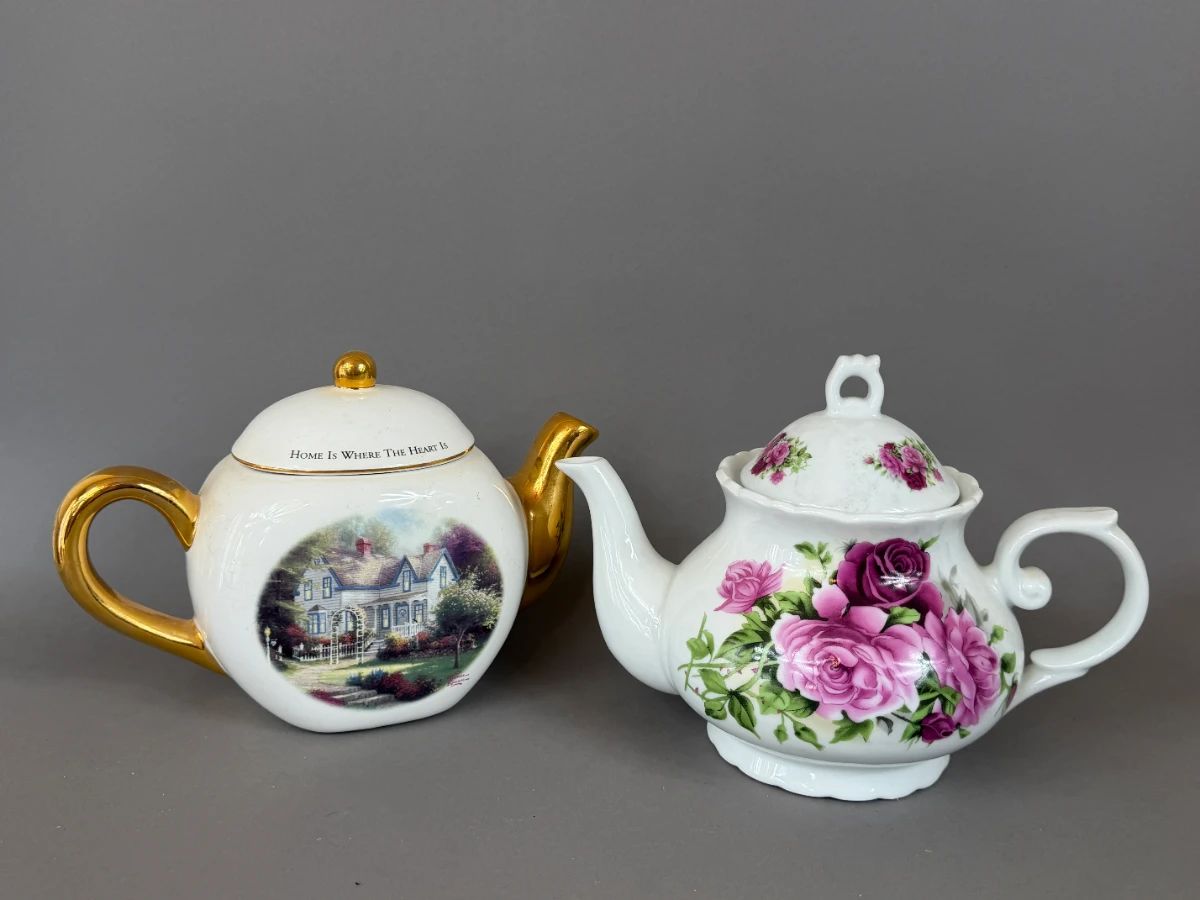 CERAMIC TEAPOTS TELEFLORA THOMAS KINKADE