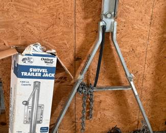DRAW TITE TOW BAR  SWIVEL TRAILER JACK FROM OUTDOOR WORLD