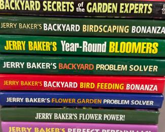 JERRY BAKER BACKYARD SERIES BOOKS BIRDS FLOWERS