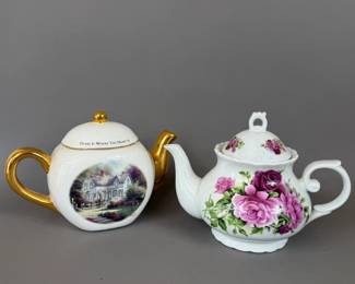 CERAMIC TEAPOTS TELEFLORA THOMAS KINKADE