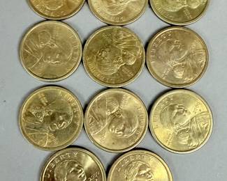 2000 SACAGAWEA NATIVE AMERICAN DOLLAR COINS