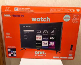ONN 32" ROKU HD SMART TV NEW