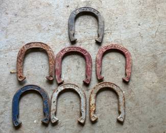 VINTAGE PITCHING HORSESHOES CHAMP WILSON ROYAL