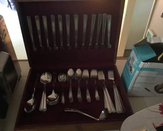 Antique silver set (complete)