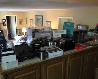 Many small appliances 