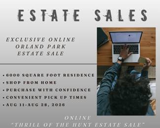 XCNTRIC Orland Park Exclusive Online Estate Sale in August 2026