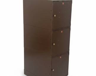 Vintage Stacor Staktube 3 Drawer File Cabinet