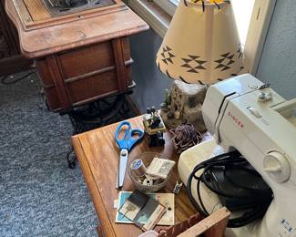 antique sewing machine, portable sewing machine