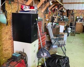 file cabinets, another welder