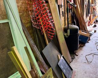 smoker, yard tools