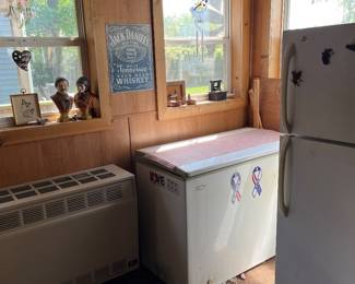 refrigerator, freezer