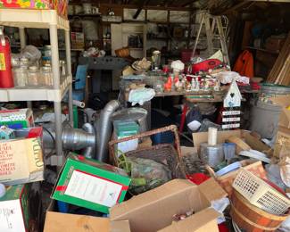 canning jars, trinkets