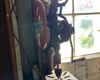 antique drill press