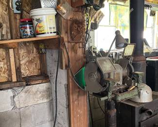 grinder, teapot