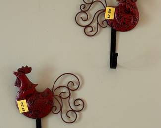 Two Apron Hooks (Kitchen Decor)